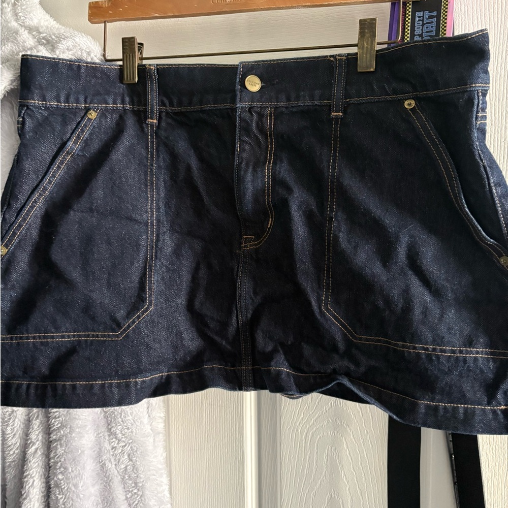 American Eagle Outfitters Dark Denim Mini Skirt